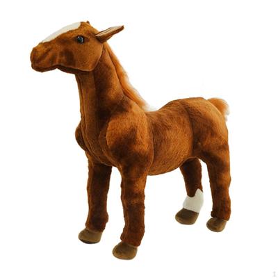 Horse Plush Pillow Stuffed Animal, Home Decor, Huggable Doll Toy for