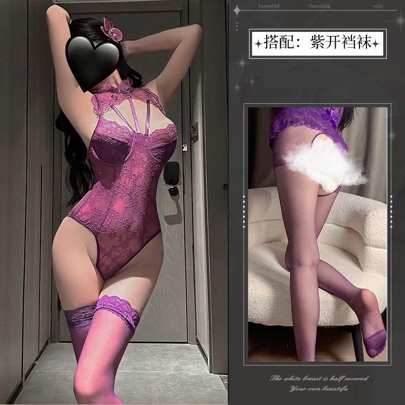 Sexy lingerie sexy onesie uniform seduction passion tease advanced sense inside lace hip skirt uniform women