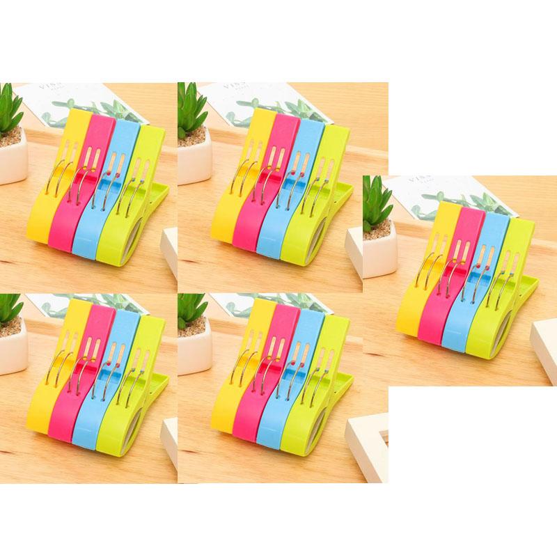 4/8/12/24pcs Beach Towel Clips Chair Clips Towel Holder,Plastic Clothes Pegs Hanging Clip Clamps, Yellow,blue,green,red