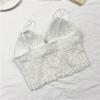 French Lace Beautiful Back Underwear Anti-slip Wire-free Bandeau Slim Fit Short Vest