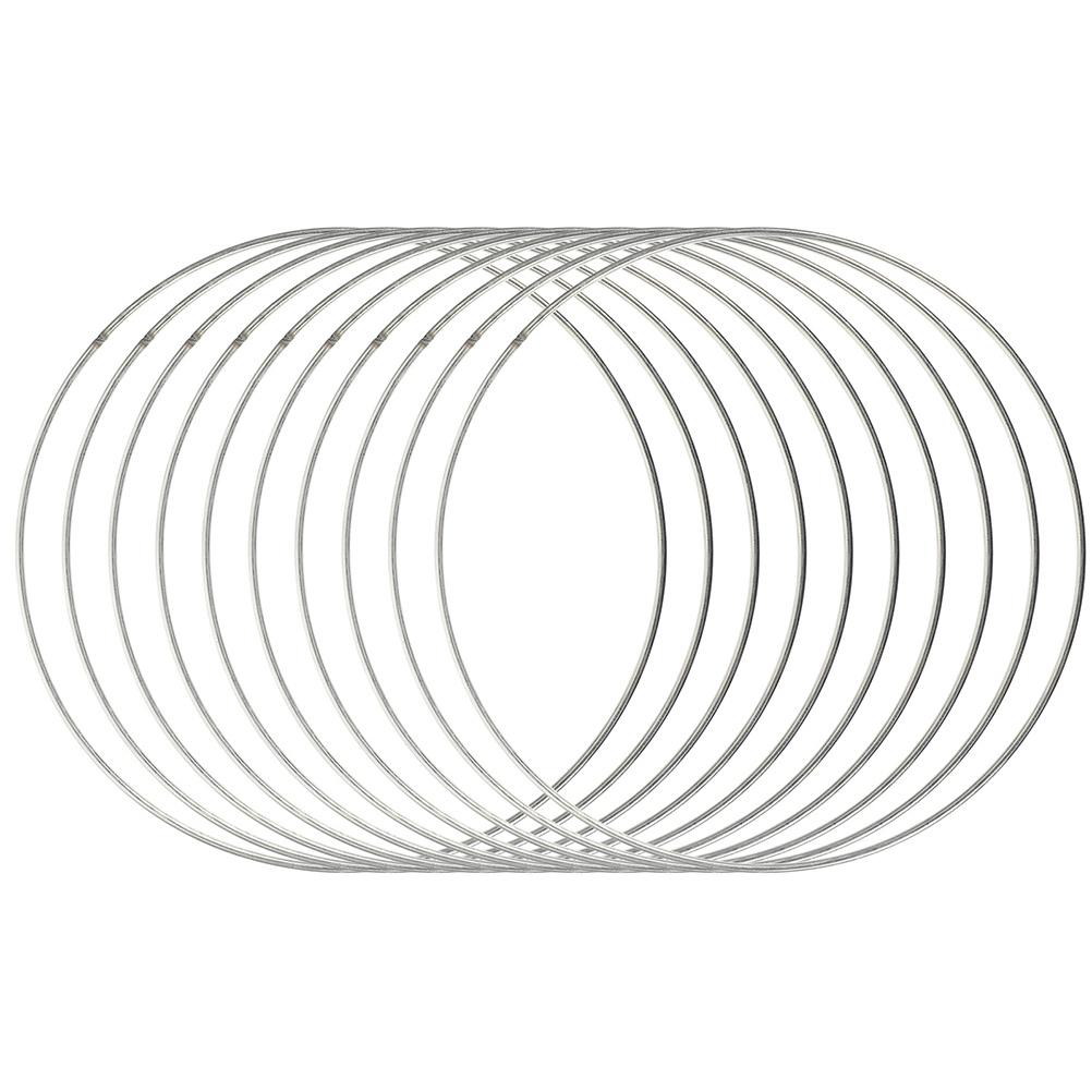 10Pcs Dream Catcher Hoops Metal Rings Macrame Wreath DIY Supplies for Wall Hanging Floral Crafts Metal Hoops Macrame Rings