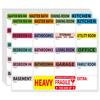 Multi-Color Self-Adhesive Labels for Easy Identification