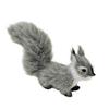 Simulated Squirrels Statue Stuffed Animals Plush Figure for DIY Crafts Displays