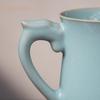 Ru Kiln Celadon Teacup with Lid