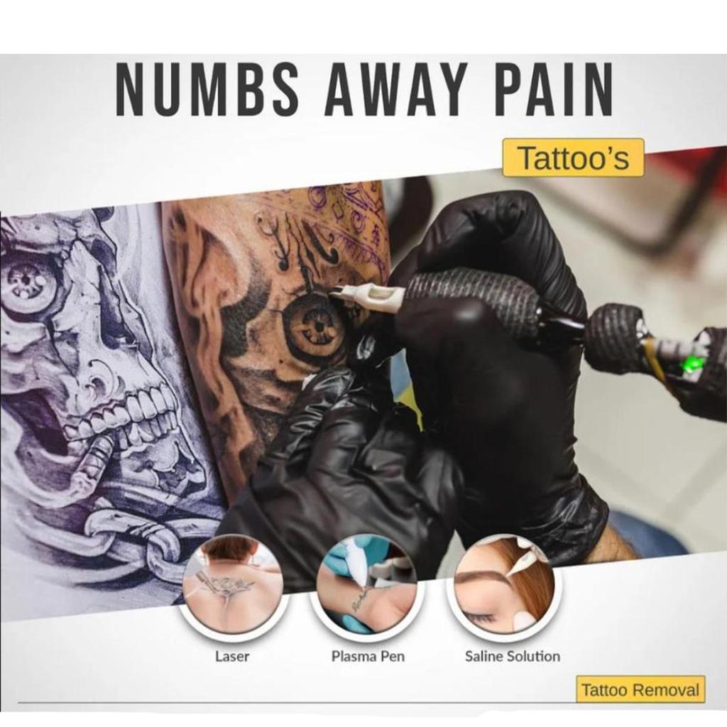 10g Tattoo Anesthetic Fast Skin Numbing gold40%T Cream Semi Permanent