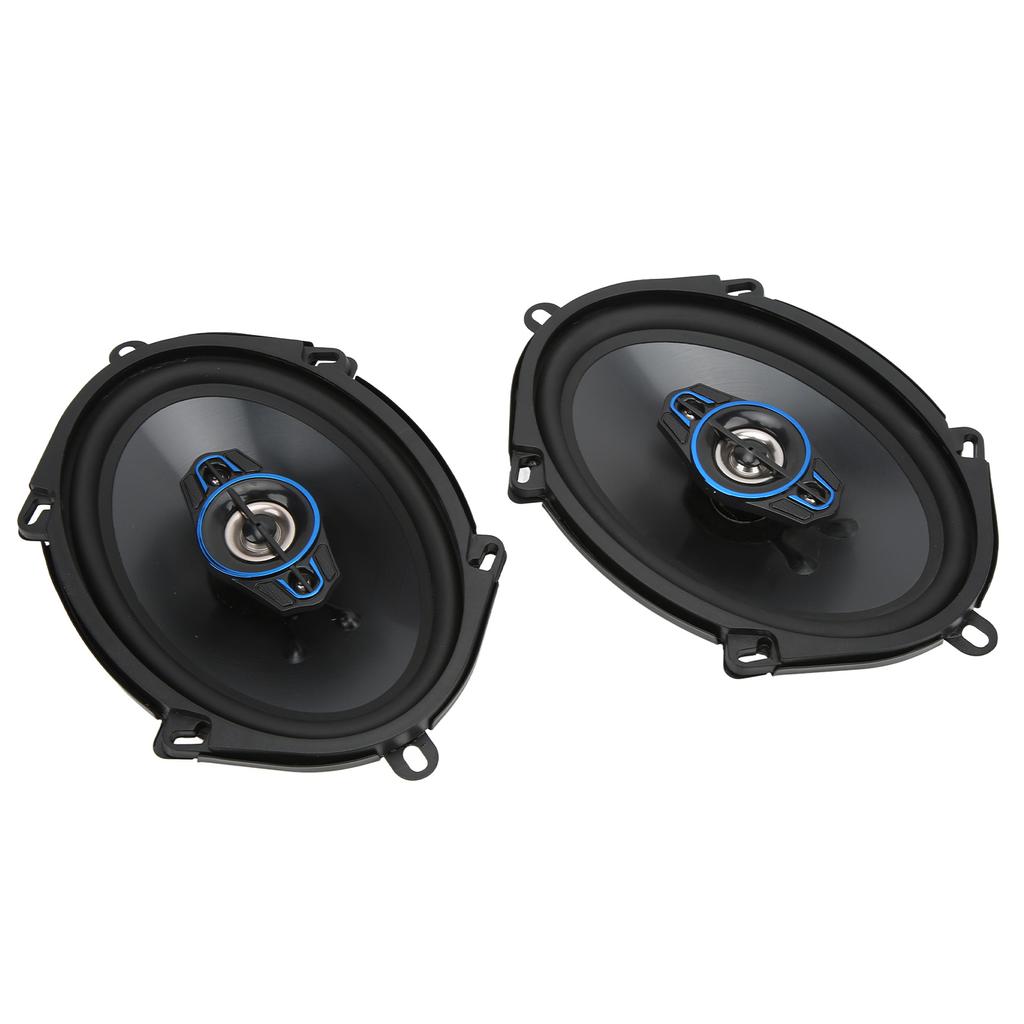 1 Pair 5x7 Inch Car Tweeter Coaxial Speakers 4 Way 350W Car Component Speaker System