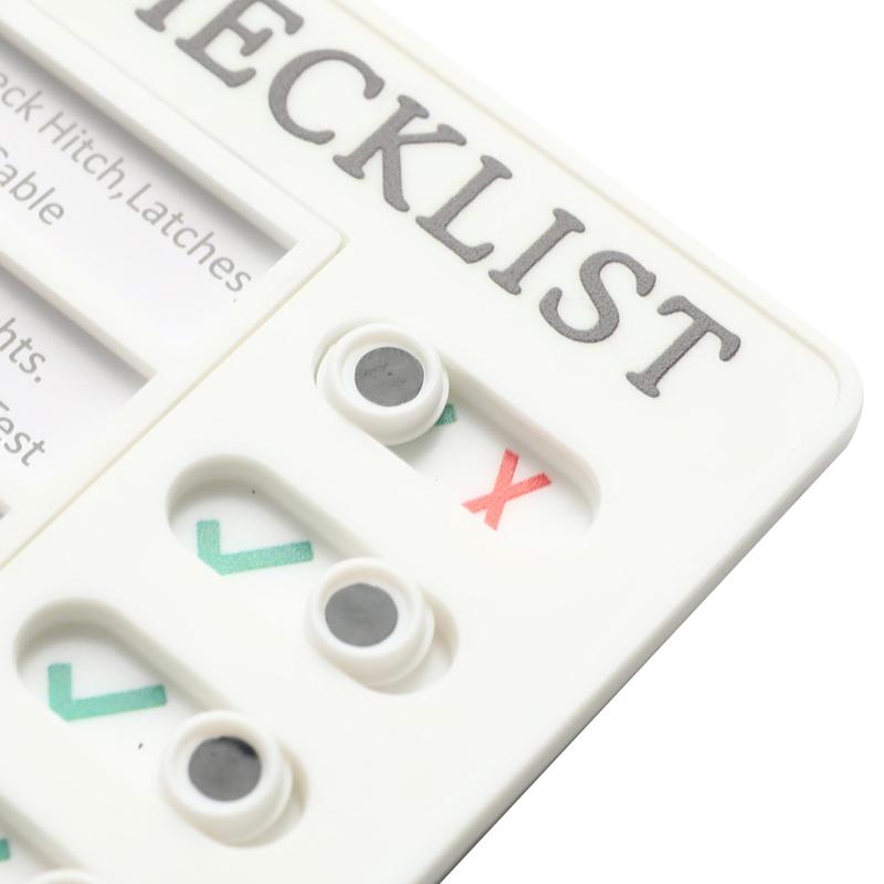 Memo Plastic Board Chore Chart Reusable Checklist Daily Planner Responsibility