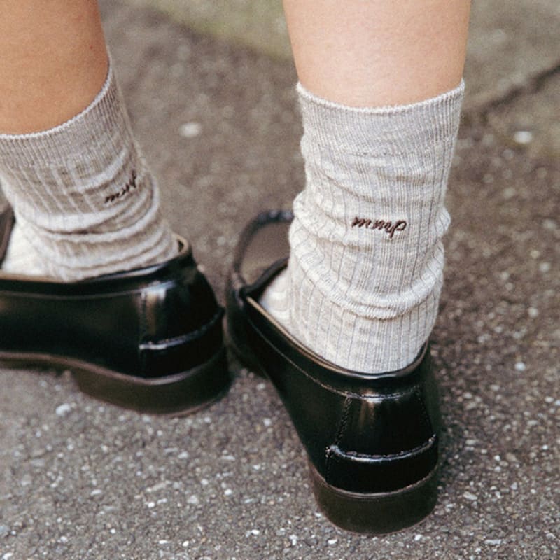 MangoManyPlease MILO RIBBED SOCKS_3COLORS