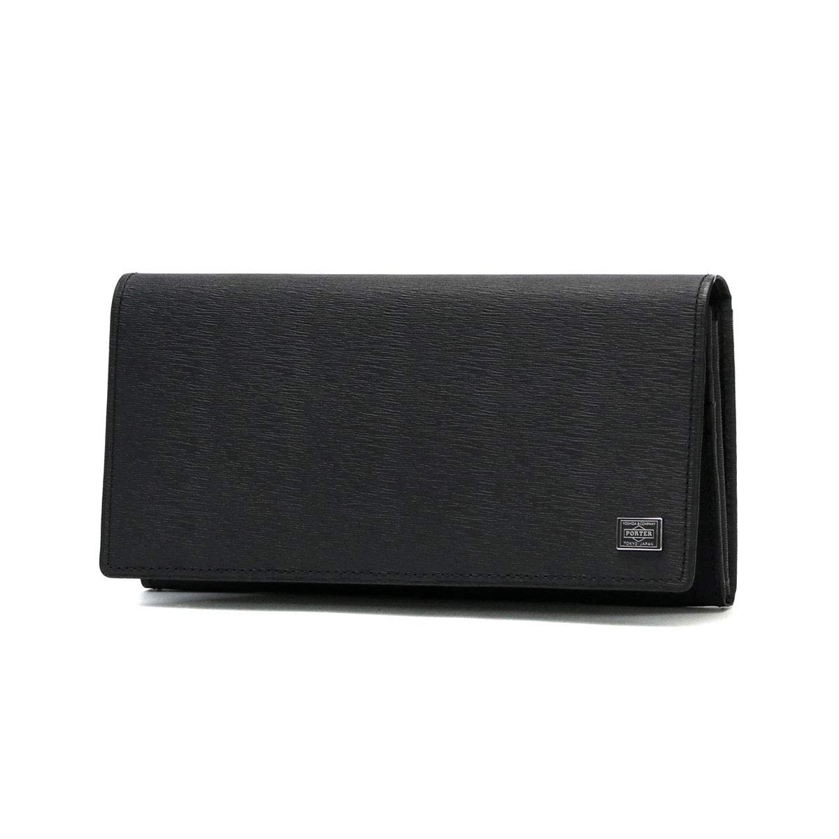 

Porter Current Unisex Leather Long Bill Wallet (With Coin Purse) (Black) 052-02201