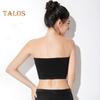 Women Invisible Tube Top Bra Strapless Padded Wireless Anti-slip Push Up Soft Anti-exposure Solid Color Elastic Lady Bandeau Bra Women Underwear