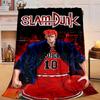 1PC Anime Basketball Heroes Flannel Blanket Gift, Suitable for Both Men And Women, Soft Ideal for Beds And Sofa, Birthday Or Christmas Gift