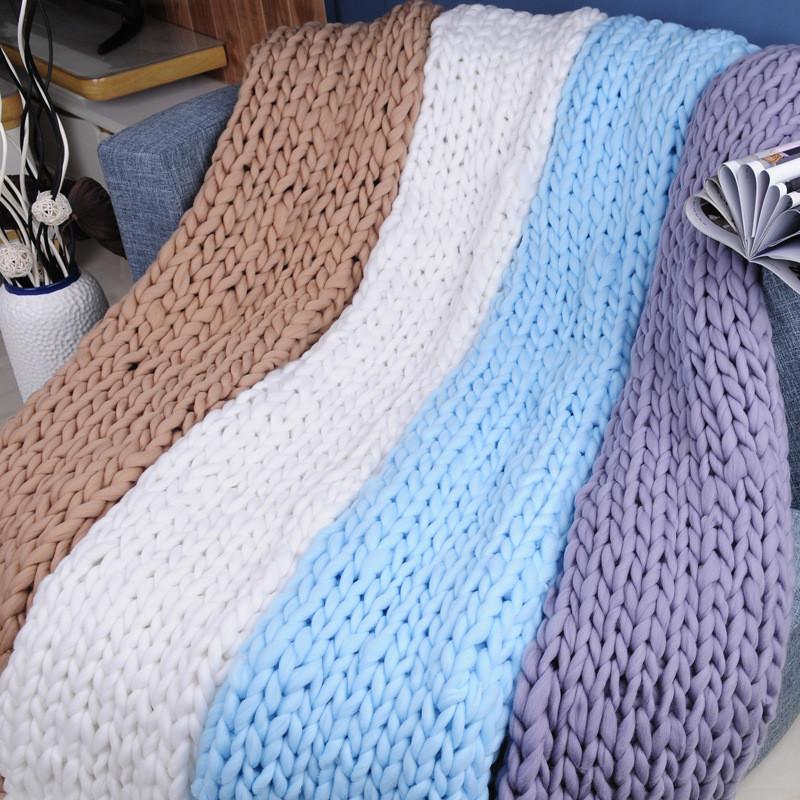 Blanket Thread Cotton Sofa Blankets Hand Woven Home Decoration Gift Comfortable