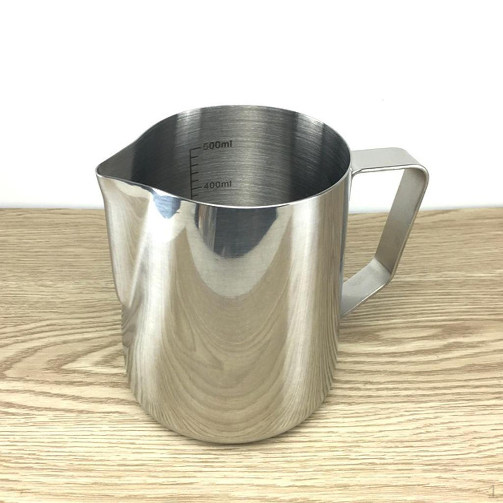 1 Espresso Steaming , Professional Frothing ,Coffee Milk Cup,Coffee - 350ml/ 600ml-klein