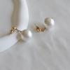 _JJ16 Pearl Drop Point Earrings