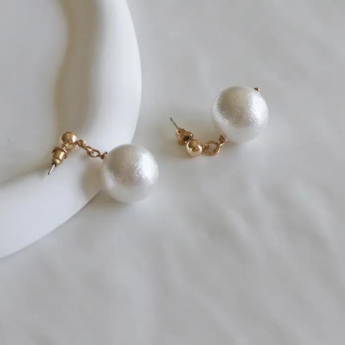 _JJ16 Pearl Drop Point Earrings