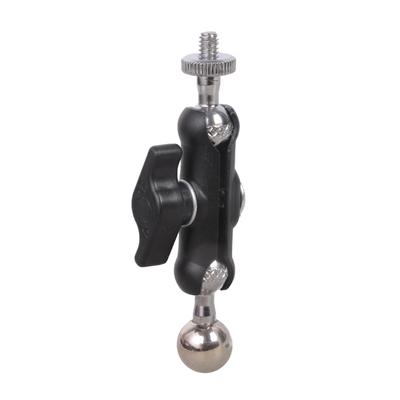 360 Rotating 17mm Ball Head To 1/4 Screw Adapter For Action Cameras Smartphones Tripods Photography Mounts