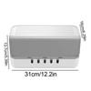 Cable Organizer Box Cord Holder Container Computer Cable Organizer For Desktop TV Computer Router Kitchen Apartment Home Office