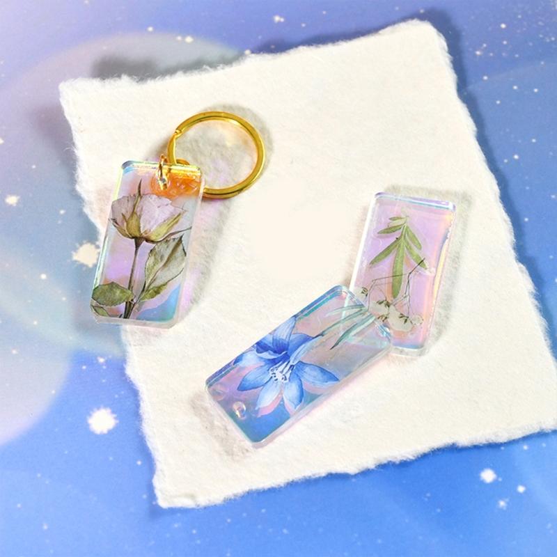 Multifuntional Jewelry Silicone Molds Pendant Moulds Silicone Texture for Resin Rectangular Earrings and Pendants