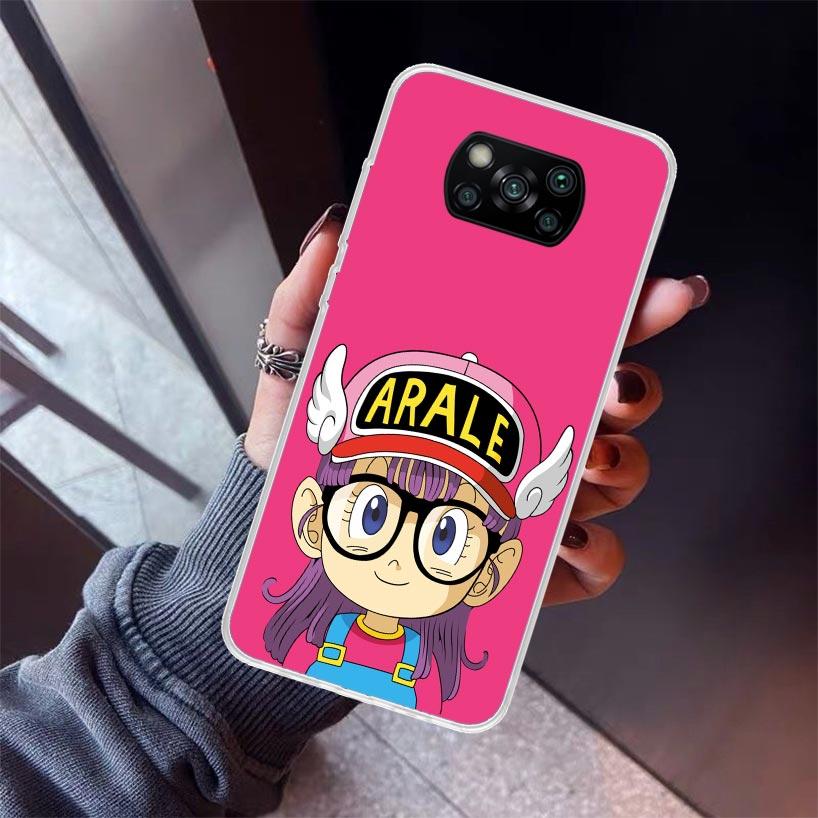 Arale Dr Slump Phone Case For Xiaomi Poco X5 X6 X7 Pro F7 Ultra M7 Redmi 15C 15 13C 13 12C 12 10 10C 10A 9 9C 9T 9A Cover Poco X