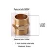 Copper Male Thread Connector Hose Coupler Adaptor Shower Hose Extension Pipe Universal Hose Extender Bathroom Accessories