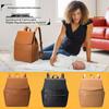 Trendy PU Maternity Backpack for Mom & Baby – Stylish Travel & Outing Bag
