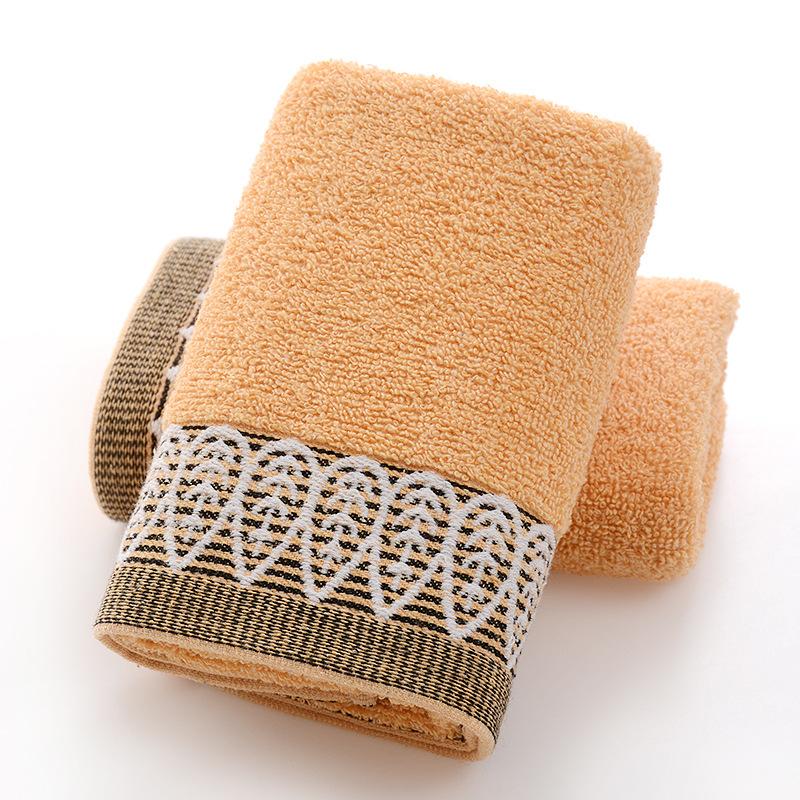 

3 шт. утолщенных полотенец из чистого хлопка, бытовые водопоглощающие полотенца для лица, мягкие хлопковые полотенца для лица 3pcs жёлтый