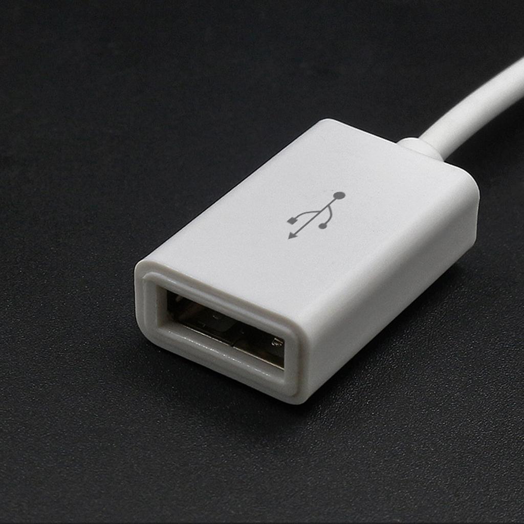 Cabo de áudio 3,5 mm macho para USB fêmea USB para conector auxiliar Cabo de áudio 3,5 mm Cabo conversor para dispositivos com conector de áudio AUX