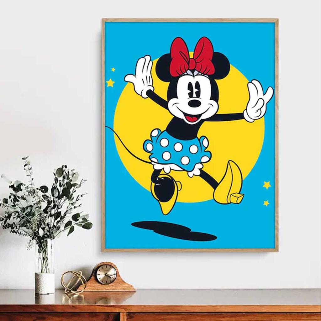 DIY Diamond Painting The Lovely Mouse Minnie Cross Stitch Kit Mosaic Art Diamond Painting Full Circle Diamond Home Decoration