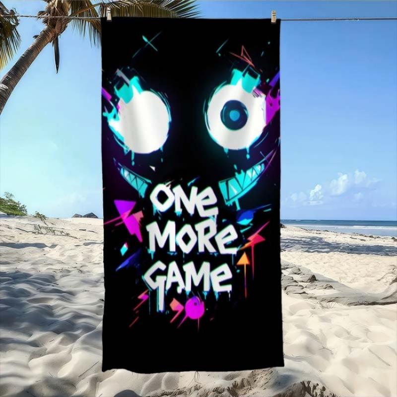

Cool and Popular One More Round Beach Towel Ultra-Absorbent, Quick-Dry, Polyester Blend, Ideal for Beach, Bathroom Additions W30*H60(CM)