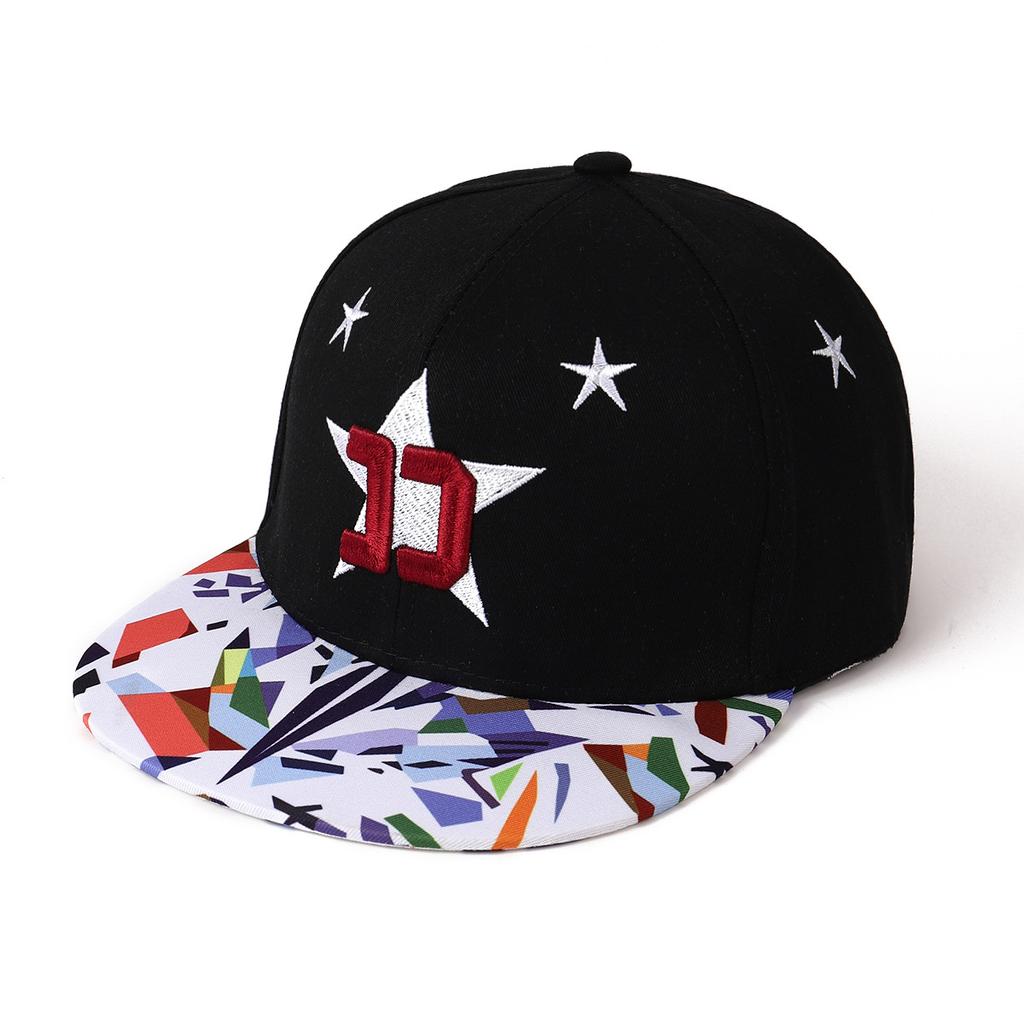 Night club hip hop hat female flat edge hat male stage performance cap summer sun hat youth trend baseball cap
