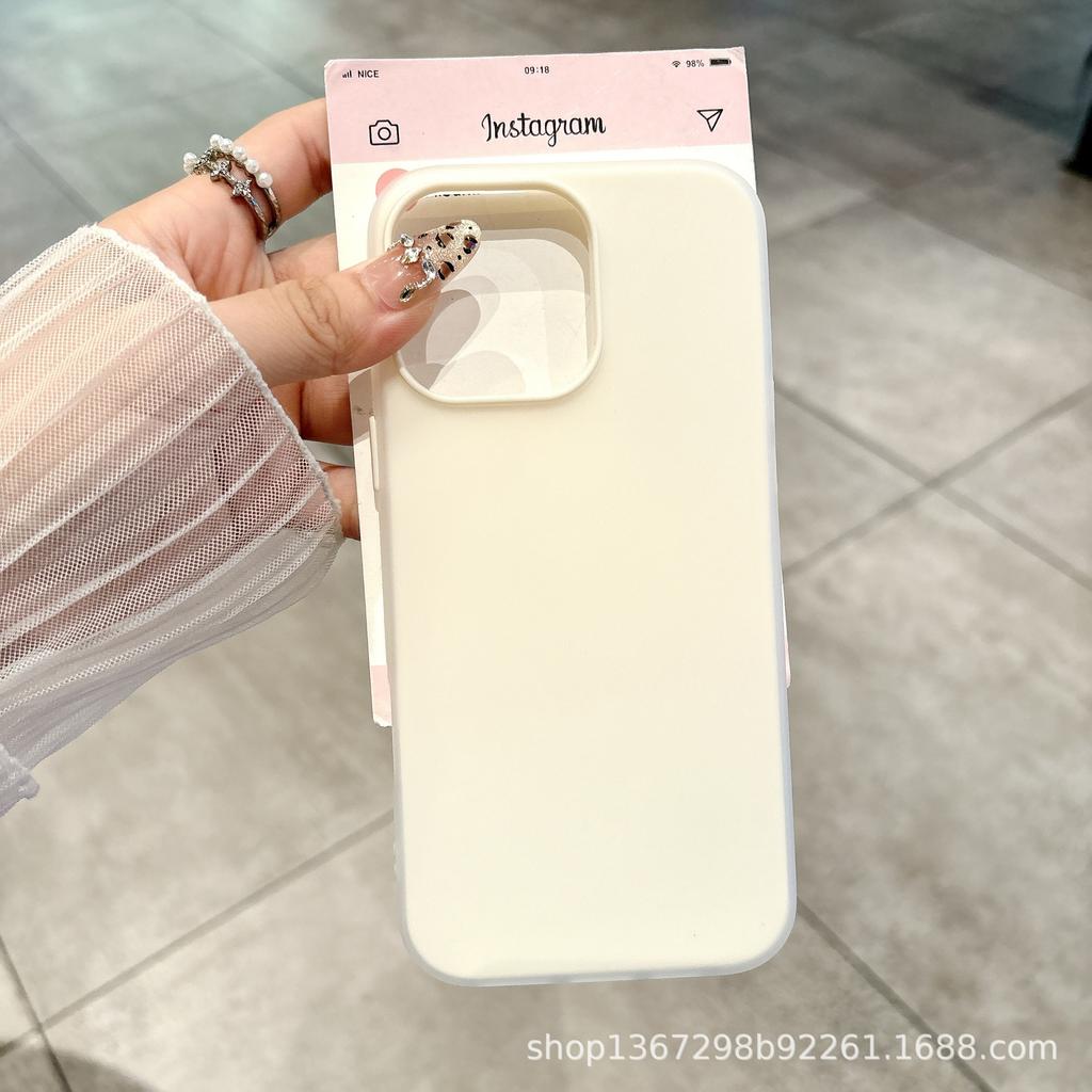 Candy Macaron Jelly Apple 17/16promax Mobile Phone Case iPhone15 Skin Sense 14 Frosted Air Case