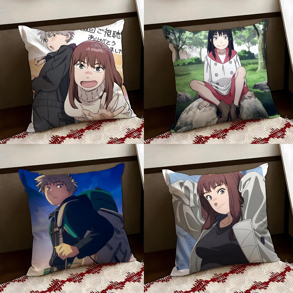 HHeavenly Anime DDelusion Cushion Cover Reversible Soft Durable Pillow Cover Home Car MultiScene Use for Daily Comfort