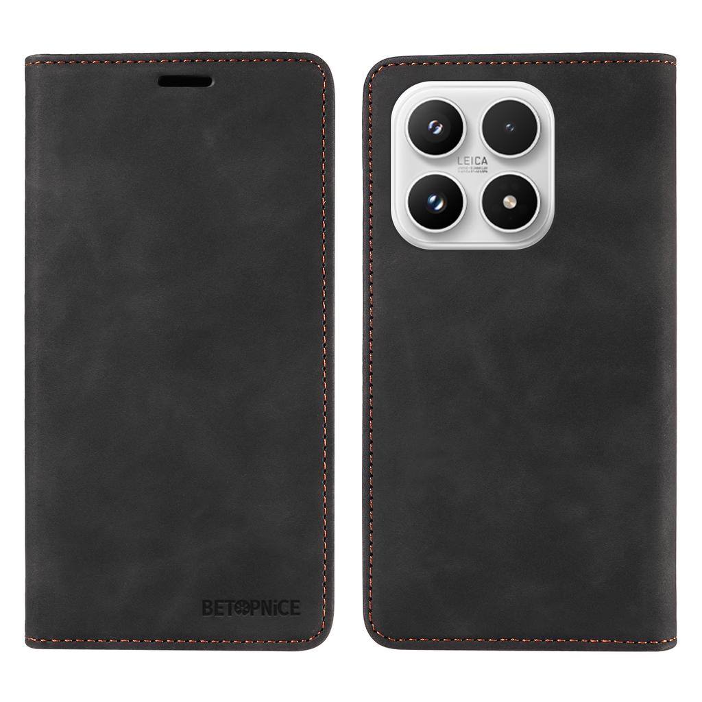 For Xiaomi 17 Case BETOPNICE Magnetic Closure RFID Blocking Wallet Stand Leather Phone Cover