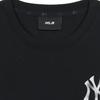 New MLB New York Yankees T Shirt Women's Black 3FTSB5153-50BKS