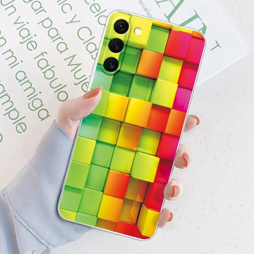 For Samsung S23 S23 Ultra Case Cover Marble Transparent Cases for Samsung Galaxy S23 Plus Silicone Bumper GalaxyS23 Phone Bags