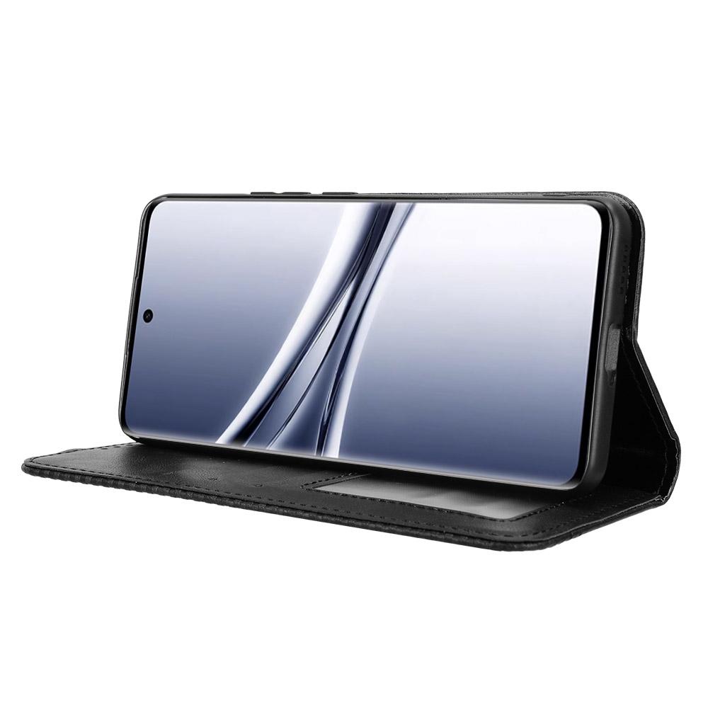 Pro Xiaomi Poco M8 5G/Redmi Note 15 5G (Globální)/Poznámka 15 4G (Globální) Kožené pouzdro Peněženka Stojánek Retro Textura Kryt na telefon