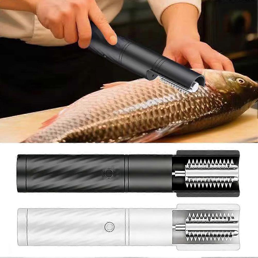 Multi-Purpose Fish Scaler Remover,Electric Coconut Grater Machine,Portable Handheld Coconut Scraper Peeler,Automatic Rotating Kitchen Graters,Fis
