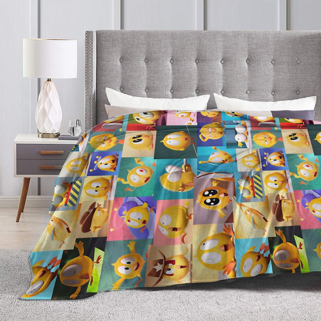 Super Soft Bedding Throws Camping Where‘s Chicky Blanket Flannel Bedspread For Outdoor Print Sofa Bed Cover