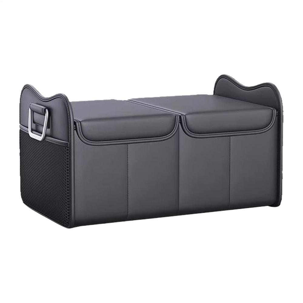 Trunk Organizer for Car Car Trunk Storage Organizer with Lid Large Foldable Storage Box Vehicle Accessories for Cargo Backseat