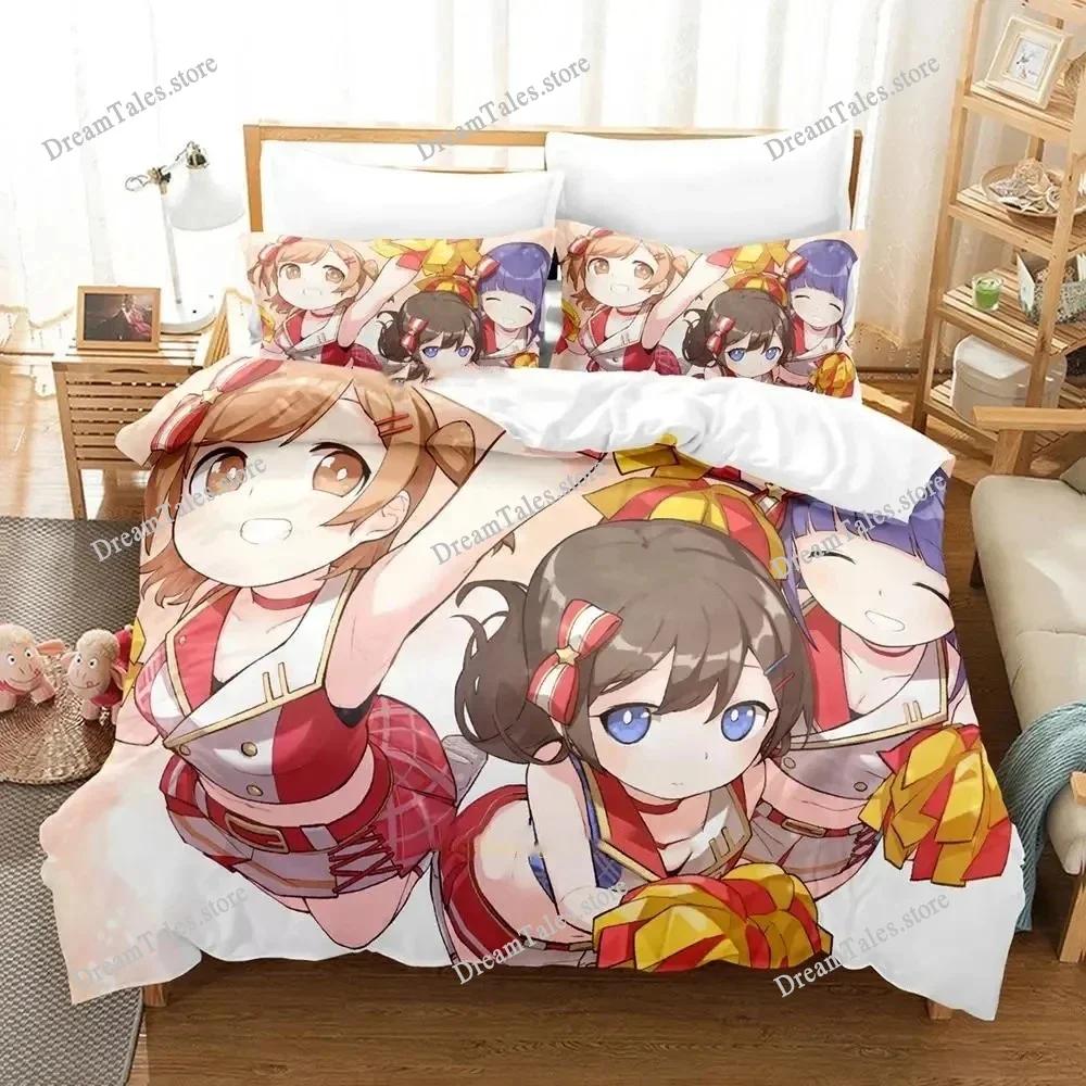 3D Printed Anime Revue Starlight Bedding Set Duvet Cover Bedroom Comforter Single Twin King _Size Quilt Cover Home Textiles