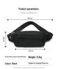 Vielseitige schwarze Umhängetasche für Outdoor-Sport und Klettern