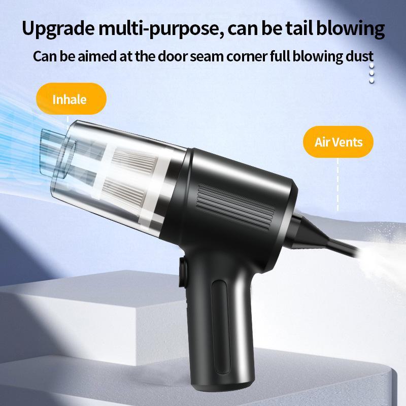 Wireless Handheld Car Vacuum Cleaner: Multi-Function, Portable, High-Power Suction & Blowing
