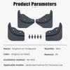 For Tesla Model Y 2025-2026 Wheel Front Rear Mud Flaps Soft Mud Flap Splash Guards Fender No Drilling Mudflap Car Accessories