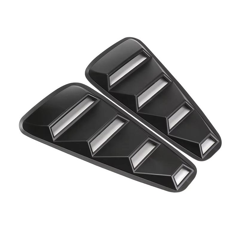 Car Modification Accessoriess Side Window Blinds Left, Right Rear Quarter Window Air Vent Louvers Fit For Ford Mustang 2005-2014