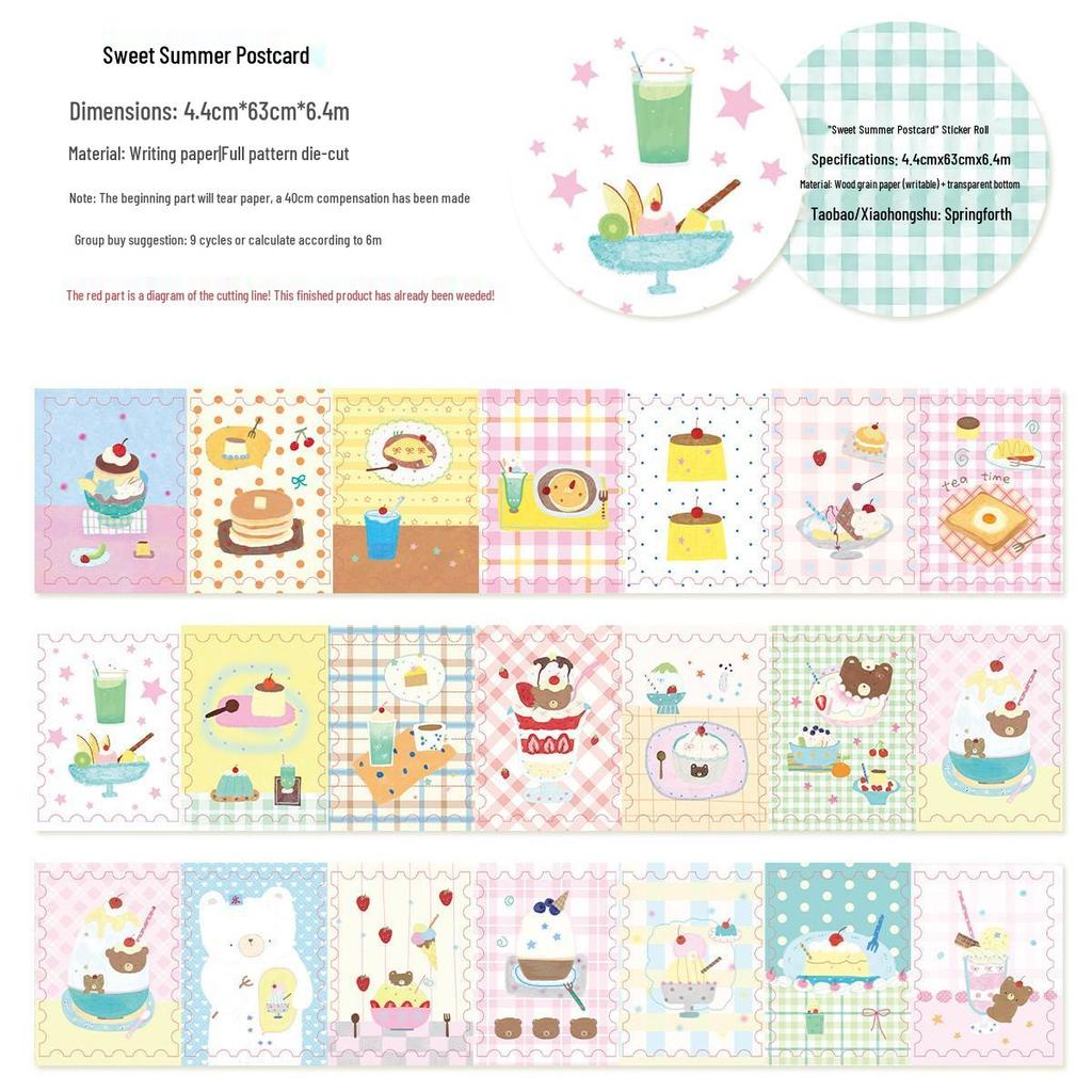 Springforth Little Fortunes Sticker Roll - Versatile Journal Decoration System