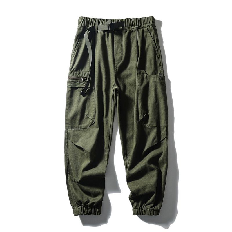 American Cotton Overalls Men's 2024 New Arrival Spring & Fall Loose Multi-Pocket Pants Export Men's Pants Straight-leg Casual Pants