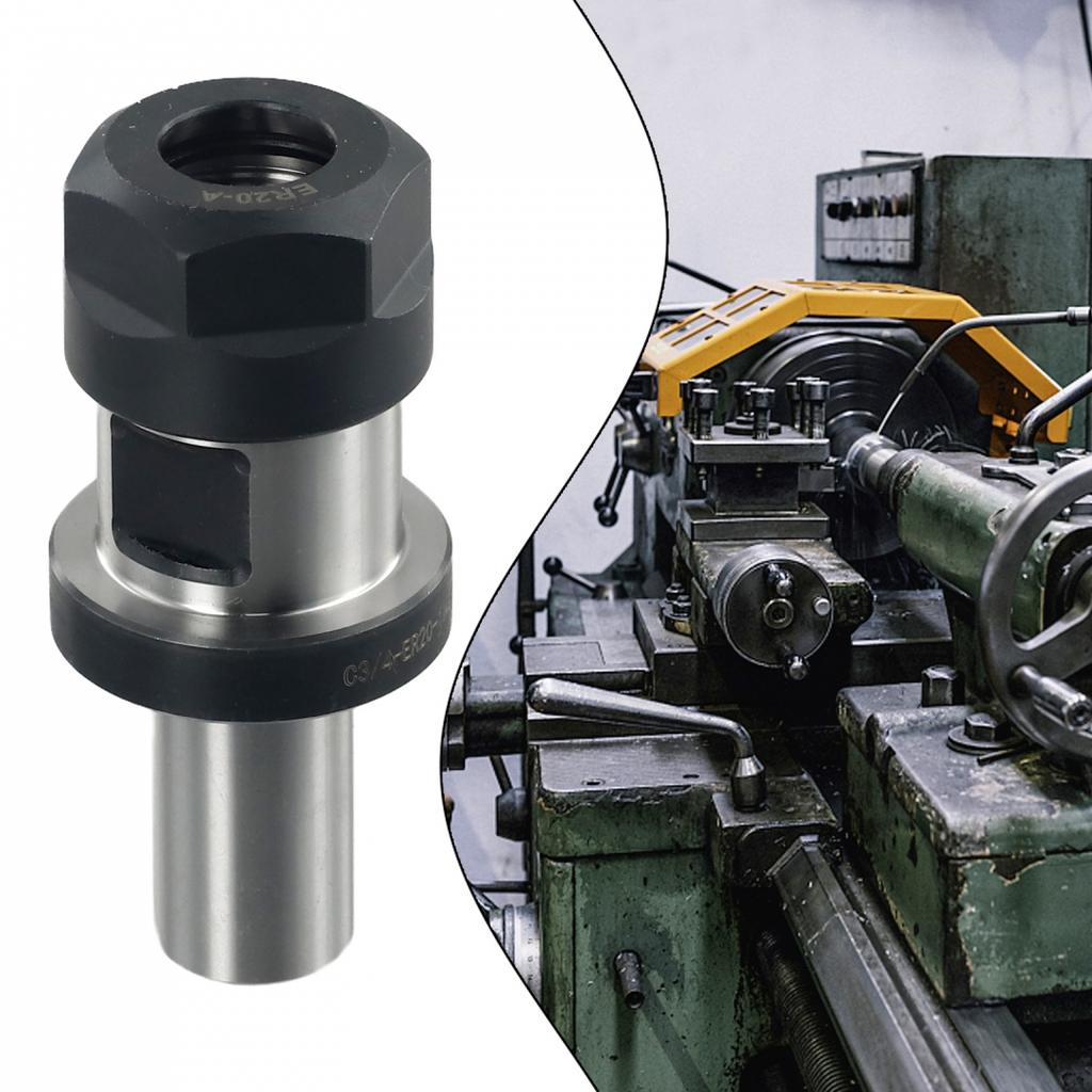 For Tomrach C3/4-ER20A 1.38L Collet Chuck Holder Metal Working Tool Silver