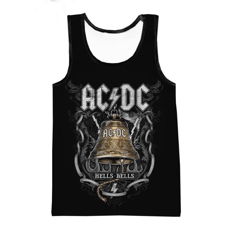 Camisetas sin mangas para hombre con cuello redondo, estampado de texto colorido, chaleco con estampado 3D, holgado, para deportes y fitness, sin mangas