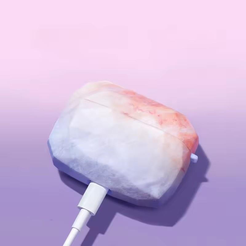 Fo Rmarble Design Pattern Case for AirPods Pro2 Pro 2 2nd USB C Cover for AirPods 3 3rd 2 1 Pro Generation Cases with Hook