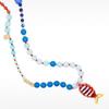 Copper Goldfish Shape Waterproof Pendant Necklace